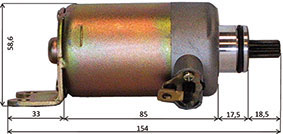 motorino avviamento, starter motor