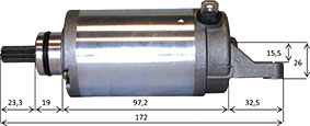 motorino avviamento, starter motor