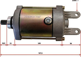 motorino avviamento, starter motor