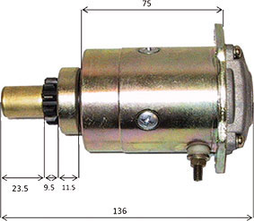 motorino avviamento, starter motor