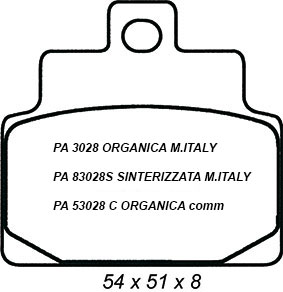 PASTIGLIE FRENO - BRAKE PADS