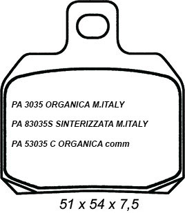 PASTIGLIE FRENO - BRAKE PADS